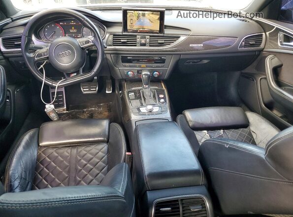 WAUFFAFC7HN008589 2017 AUDI S6 Black წინა პანელის ხედი
