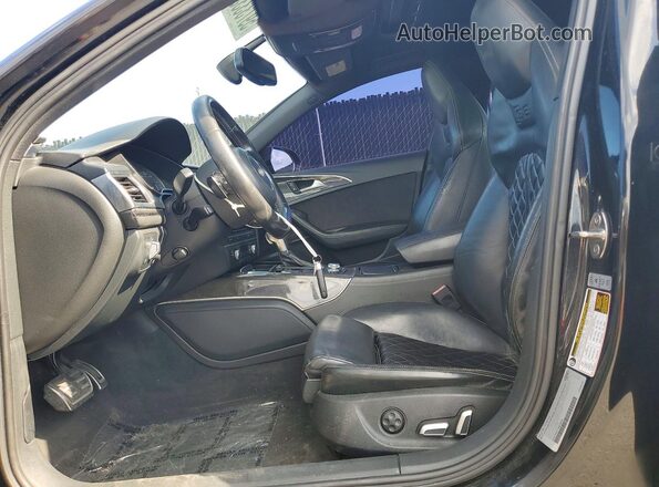 WAUFFAFC7HN008589 2017 AUDI S6 Black წინა სალონის ხედი
