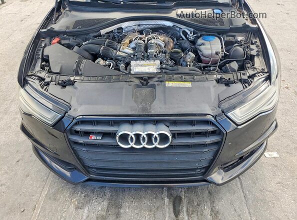 WAUFFAFC7HN008589 2017 AUDI S6 Black უკანა სალონის ხედი