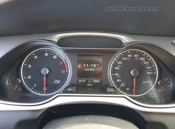 WAUFFAFL0GN015849 2016 AUDI A4 Black ხელსაწყოთა პანელის ხედი