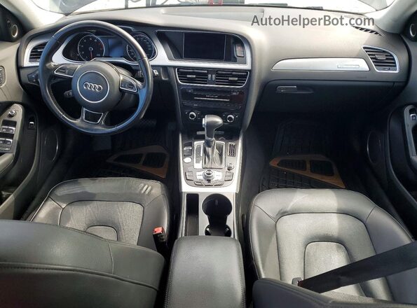 WAUFFAFL0GN015849 2016 AUDI A4 Black წინა პანელის ხედი