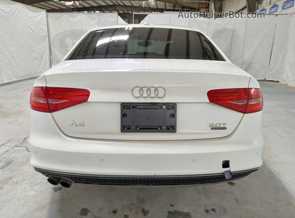 WAUFFAFL2GN007185 2016 AUDI A4 White Հետևի տեսք