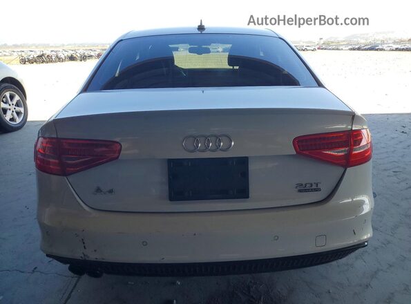 WAUFFAFL8GN004324 2016 AUDI A4 White Вид ззаду