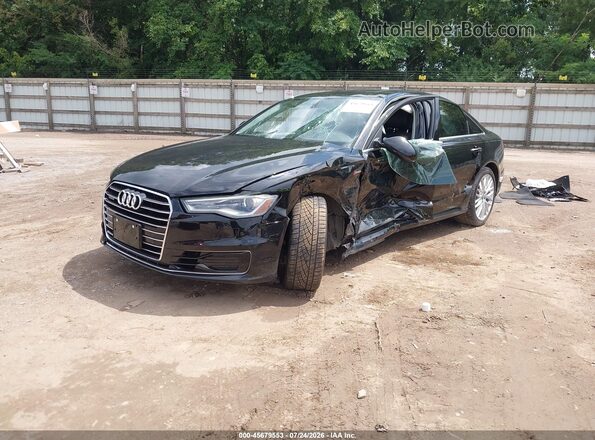 WAUFGAFC2GN005806 2016 AUDI A6 Черный Передняя левая четверть