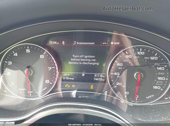 WAUFGAFC2GN005806 2016 AUDI A6 Черный Вид задних сидений