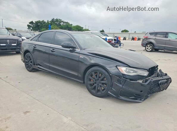WAUFGAFC3GN002476 2016 AUDI A6 Black Delantero derecho