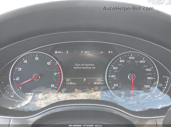 WAUFGAFC3GN075881 2016 AUDI A6 Silver Vista de los asientos traseros