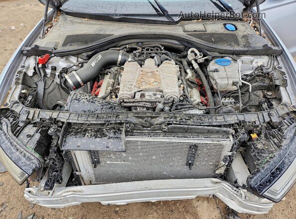 WAUFGAFC5GN079530 2016 AUDI A6 Серебряный Вид задней части салона