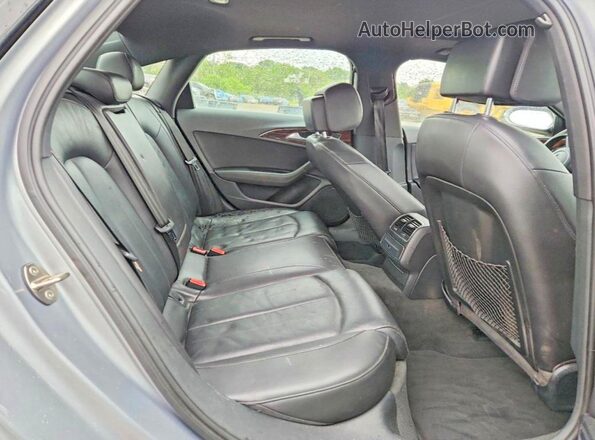 WAUFGAFC5GN079530 2016 AUDI A6 Серебряный Вид задних сидений
