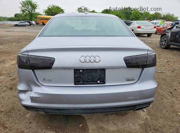 WAUFGAFC5GN079530 2016 AUDI A6 Серебряный Вид сзади