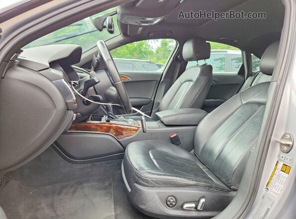 WAUFGAFC5GN079530 2016 AUDI A6 Серебряный Вид салона спереди