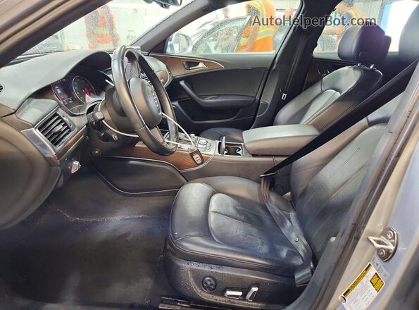 WAUFGAFC5GN112882 2016 AUDI A6 Silver Widok wnętrza z przodu