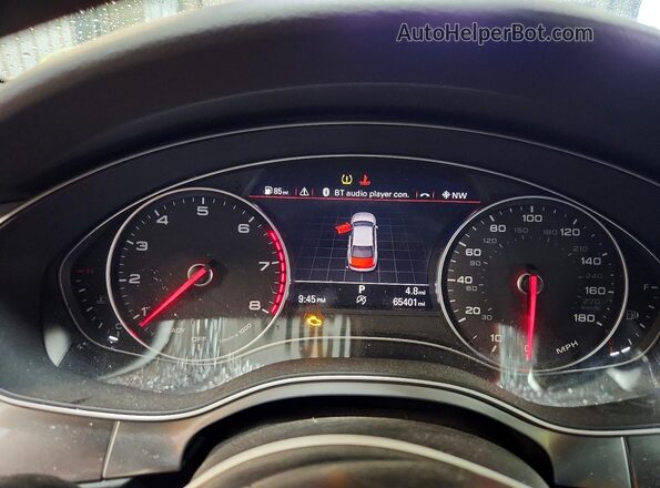 WAUFGAFC5GN112882 2016 AUDI A6 Silver Widok zestawu wskaźników