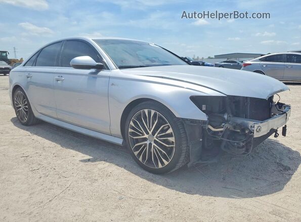 WAUFGAFC7GN164529 2016 AUDI A6 Silver Передня права чверть