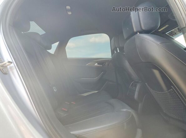 WAUFGAFC7GN164529 2016 AUDI A6 Silver Вид задніх сидінь