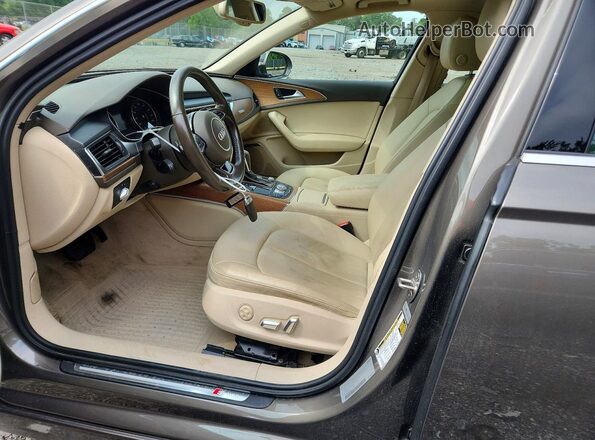 WAUFGAFCXGN150320 2016 AUDI A6 Серый Вид салона спереди