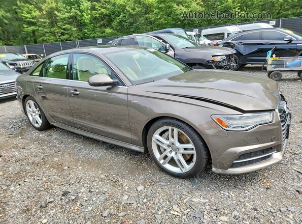 WAUFGAFCXGN150320 2016 AUDI A6 Серый Передняя правая четверть