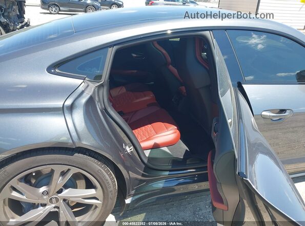 WAUFJBFW2N7004321 2022 AUDI E-TRON Серый Вид наклейки с VIN-кодом