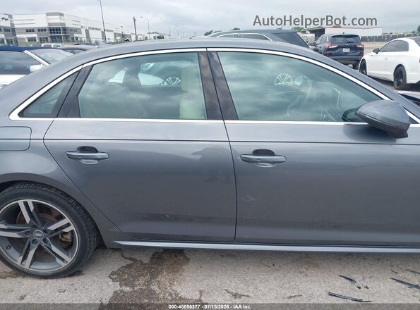 WAUFNAF44HA030147 2017 AUDI A4 Gray უკანა სალონის ხედი