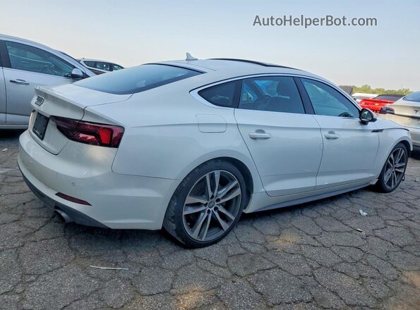 WAUFNDF55JA081754 2018 AUDI A5 White Trasero derecho