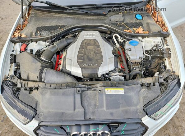 WAUG3AFC2JN055449 2018 AUDI A6 White Вид задньої частини салону