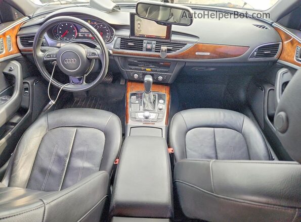 WAUG3AFC2JN055449 2018 AUDI A6 White Вид панелі приладів