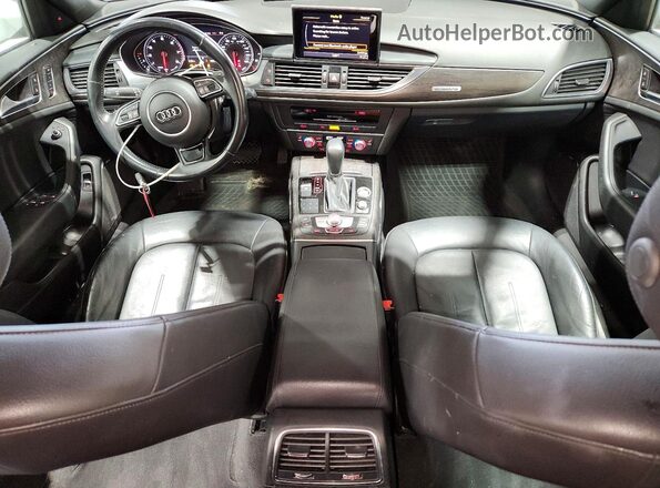 WAUG3AFC5JN001675 2018 AUDI A6 White Widok deski rozdzielczej