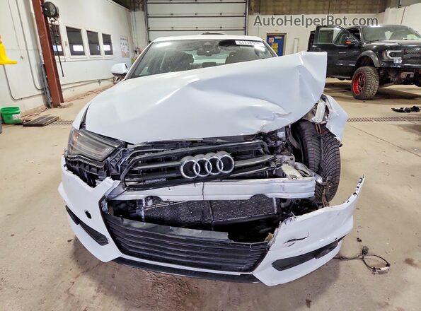 WAUG3AFC5JN001675 2018 AUDI A6 White Widok z przodu