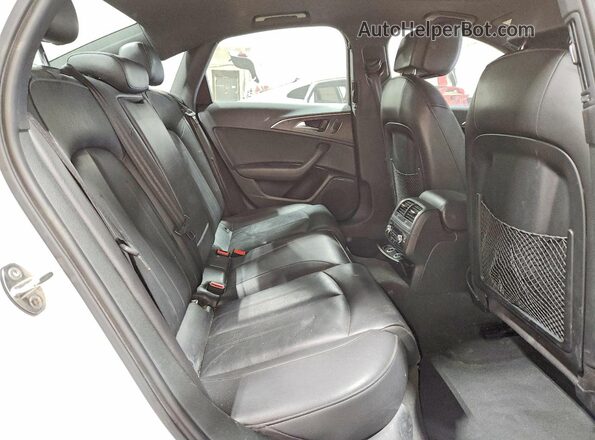 WAUG3AFC5JN001675 2018 AUDI A6 White Widok tylnych siedzeń