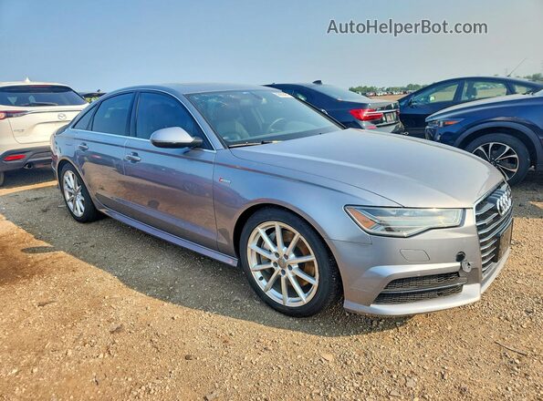 WAUG3AFC6JN070343 2018 AUDI A6 Silver Передня права чверть