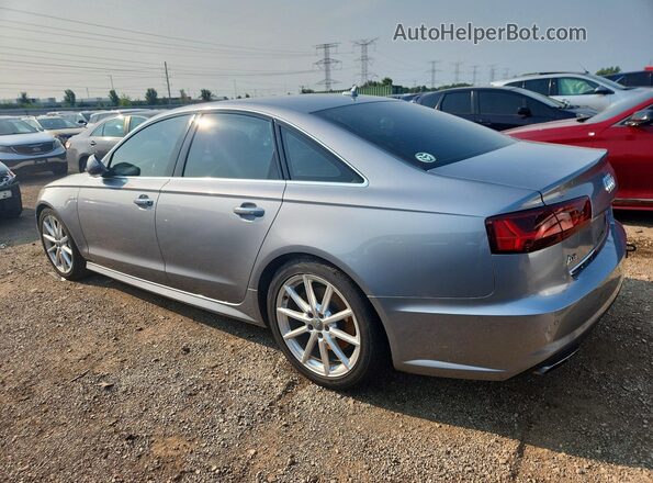 WAUG3AFC6JN070343 2018 AUDI A6 Silver Задня ліва чверть