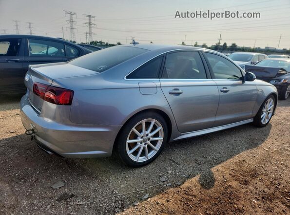 WAUG3AFC6JN070343 2018 AUDI A6 Silver Задня права чверть