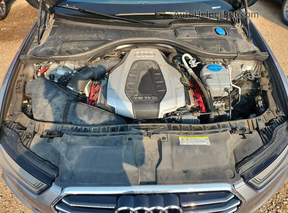 WAUG3AFC6JN070343 2018 AUDI A6 Silver Вид задньої частини салону