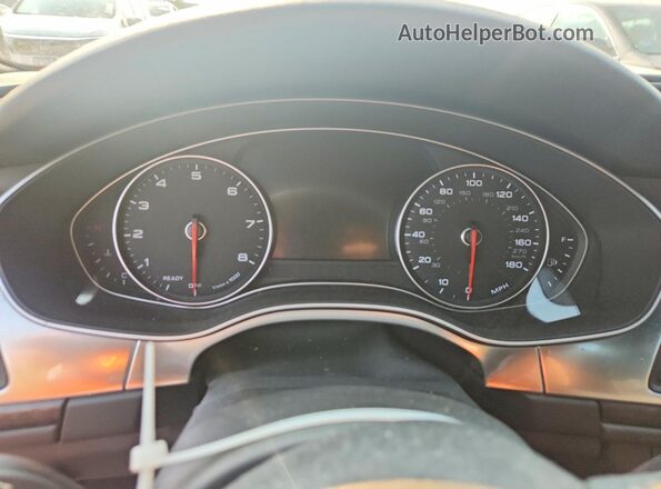 WAUG3AFC6JN070343 2018 AUDI A6 Silver Вид щитка приладів