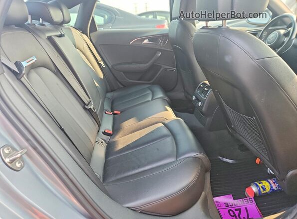 WAUG3AFC6JN070343 2018 AUDI A6 Silver Вид задніх сидінь