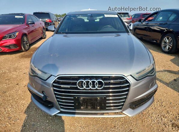 WAUG3AFC6JN070343 2018 AUDI A6 Silver Вид спереду
