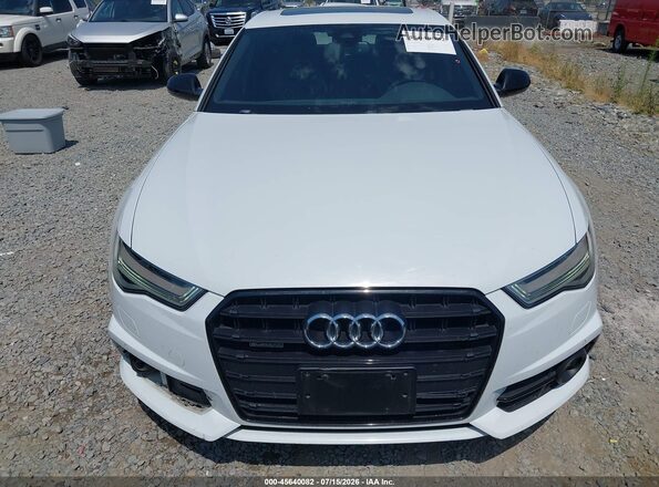 WAUG3AFC7JN103236 2018 AUDI A6 White ხელსაწყოთა პანელის ხედი