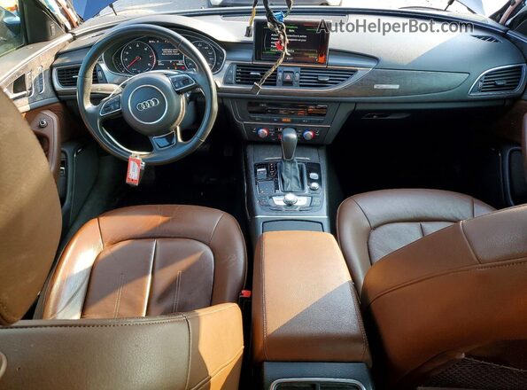 WAUG3AFC8JN041720 2018 AUDI A6 Black Widok deski rozdzielczej