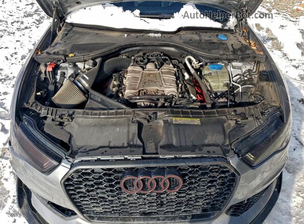 WAUG3AFCXJN018780 2018 AUDI A6 Gray Вид задньої частини салону