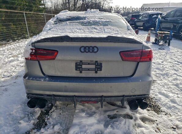 WAUG3AFCXJN018780 2018 AUDI A6 Gray Вид ззаду