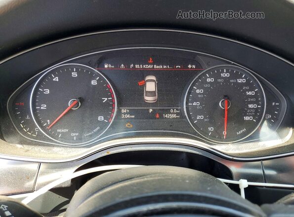WAUG3BFC4JN102793 2018 AUDI A6 Silver Vista del cuadro de instrumentos