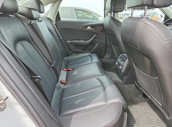 WAUG8AFC0HN010151 2017 AUDI A6 White Rear seats view