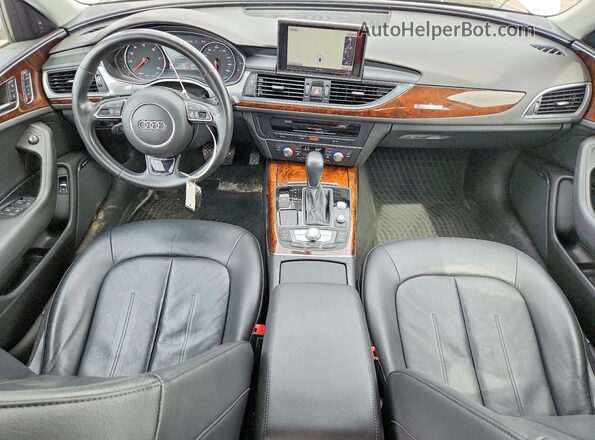 WAUG8AFC0HN010151 2017 AUDI A6 White Dashboard view