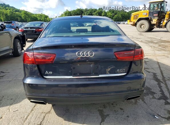 WAUG8AFC0JN056620 2018 AUDI A6 Black Rear view