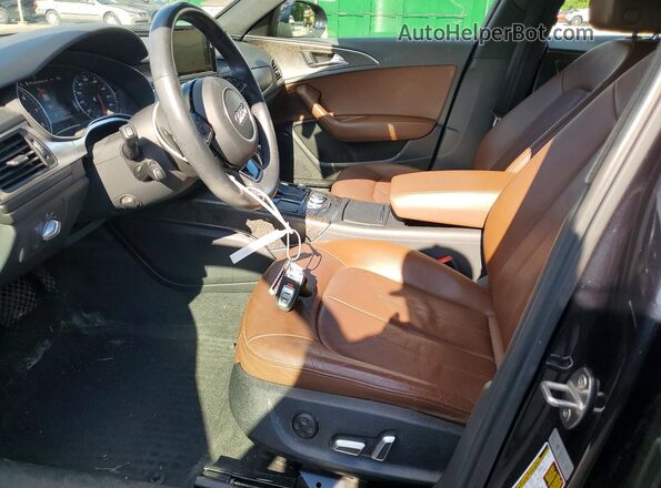 WAUG8AFC0JN056620 2018 AUDI A6 Black Front interior view