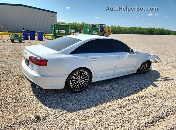 WAUG8AFC1JN033766 2018 AUDI A6 Белый Задняя правая четверть