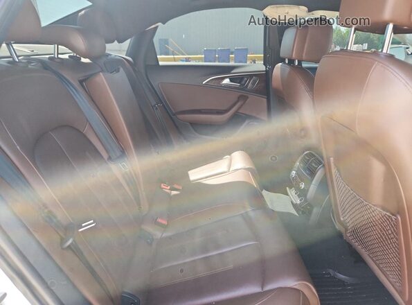 WAUG8AFC1JN033766 2018 AUDI A6 Белый Вид задних сидений