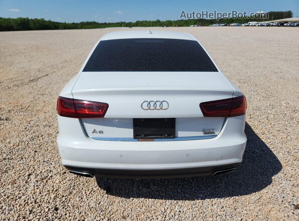 WAUG8AFC1JN033766 2018 AUDI A6 Белый Вид сзади