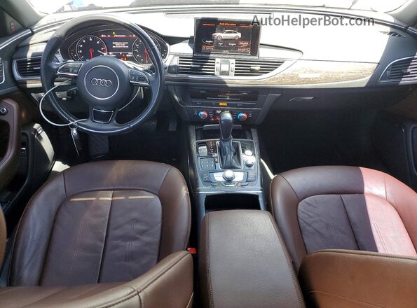 WAUG8AFC2HN066009 2017 AUDI A6 White Вид панелі приладів