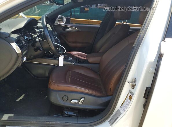 WAUG8AFC2HN066009 2017 AUDI A6 White Вид салону спереду